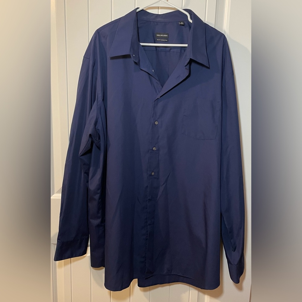 Van Heusen Dark Blue Dress Shirt
